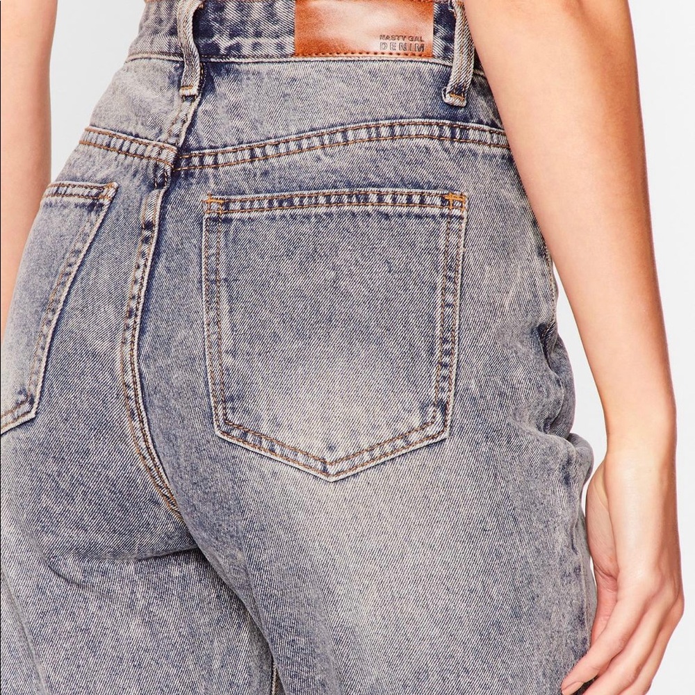 Nasty gal split hem jeans